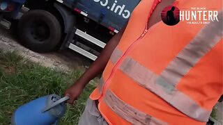 WAITING TO LOAD THE TRUCK AND KICKING A