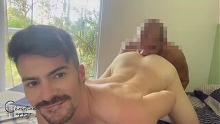 Brunette with a big cock widening the bastard's ass. Luka Vitti Rj