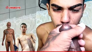 Friends from the hostel having a hot chat after a shower | Complete for subscribers