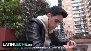 18 Year Old Straight Amateur Nate Wayne Takes Cock From Behind For A First Time - Latin Leche