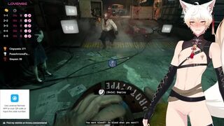 cuntboy vtuber cum in front of his viewers while playing games