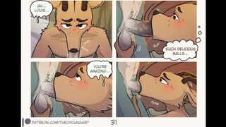 Beastars - Louis Sucks Legoshi - Blowjob