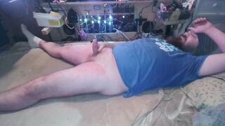 Masturbating but with relaxing breathing