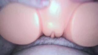 POV masturbating with my Fake hole