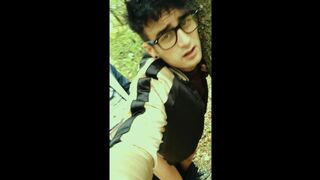 I finally seduced step brother - bareback outdoor at family trip