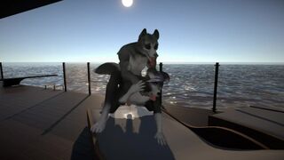 Yiffaclious- Horny wolf wants finn badly. Animated by: Marolito