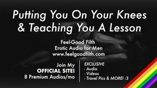 Your Big Cock Coach Puts You On Your Knees & Teaches You A Lesson [Facefuck] [Erotic Audio for Men]