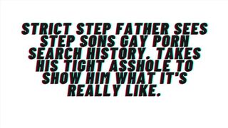 AUDIO FOR GAY MEN: Strict mans man step father takes step sons asshole for watching gay porn