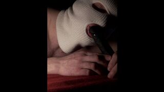 Deepthroating a Dildo and Craving Its Taste with Saliva