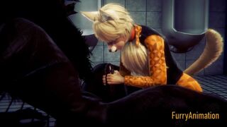 Furry Yaoi - Demond Wolf and Cute Fox Yiff 1/2