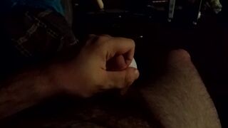 Sean rubbbin one out in black panties using a fleshlight