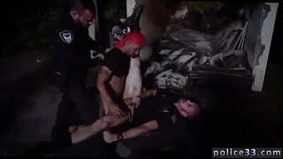 Gay cop cocks and male police in underwear first time