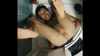 learning to shower
