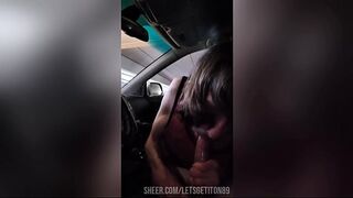 Buddy parked at a better spot to finish sucking him