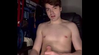 My Big Cock Explodes On My Smooth Twink Face