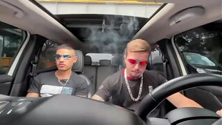 I got a ride with a friend and he ended up eating me out in the car and cumming on my face.