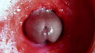 The most beautiful internal orgasm close-up! ASMR big cumshot!