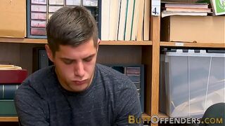 Teen shoplifter rammed