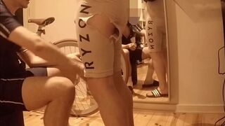 Injured cyclist step dad, caring horny son - part 1 FREE
