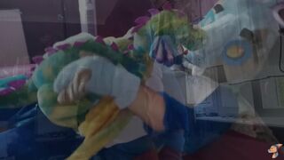 Melissa and doug plush dragon and Eryk Shark