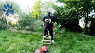 Football-Pup outdoor training session with "David" of team HungR