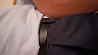 How nice I gave a dick to this student who begged me to fuck him.
