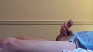 My first video stroking off and being put on the internet