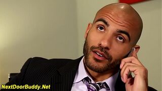 Cum hungry jock gets load
