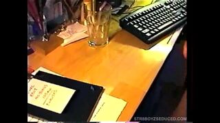 Straight Boy Zack Strokes His Big Cock and Cums