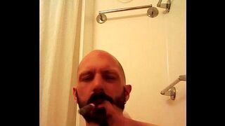cumsmoke pipe and cigar wank