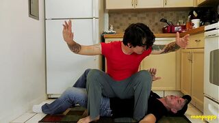 Johnny Mercy Feed Richard Lennox His Bare Ass As Punishment