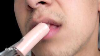 Delicious sausage in my mouth