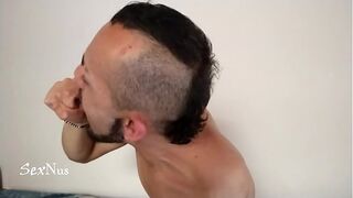Fetish of my big tongue with saliva