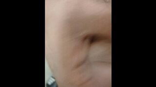 Solo blowing load up close