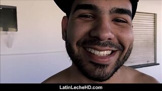 Real Straight Amateur Latino Paid To Have Threesome With Two Gay Guys