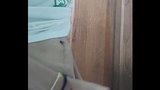 YOUNG GUY TAKES OUT HIS COCK AND MASTURBATE IT RICHLY