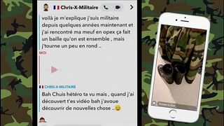 A curious straight French soldier in need of cocks!