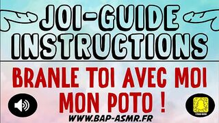 FRENCH JOI / Guide to Masturbation with friends