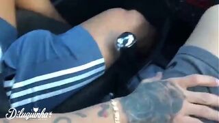 The uber driver surprised me with what he did, gave me the ass and asked for hot milk