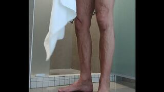 in the locker room