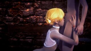 Yaoi Femboy - Fer Sucking and cums in his mouth