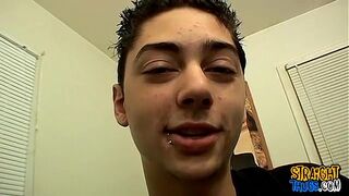 Straight boy Noah stopped by needing to make some money