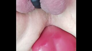 3 mega thick butt plugs stretch Kalle’s hole