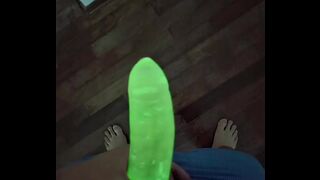 I TESTED THE NEON CONDOM - LOOK HOW IT GLOWS IN THE DARK