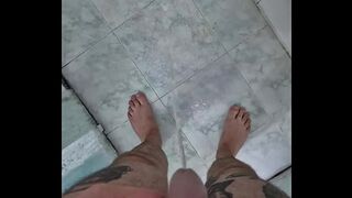PISSING TASTY IN THE BATHROOM - FETISH