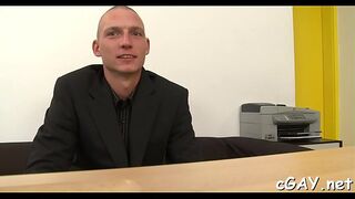 Lubricous blowjob for homosexual guy