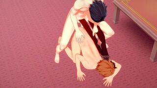 Genshin Impact Yaoi - anal with Zhongli