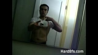 Hot guy showing off his sexy body