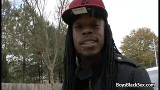 Interracial hung hairy assed black raw fucks muscled older white 04