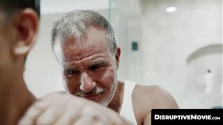 DisruptiveMovie.com - Stepdad Dale Savage deepthroats stepson Brandon Anderson's massive cock